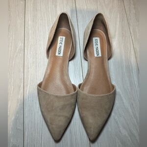 Steve madden khai tan pointy toe D’Orsay flats